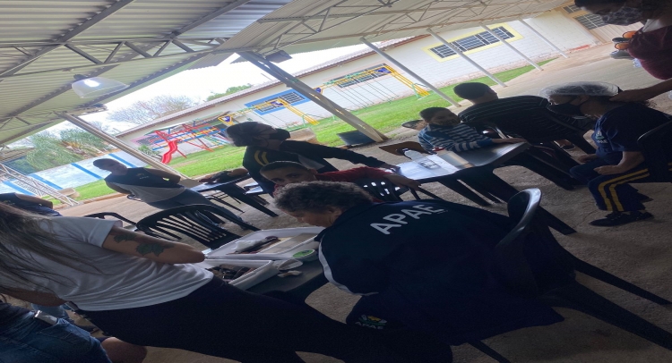 AÇÃO SOCIAL NA APAE DE TAPIRATIBA
